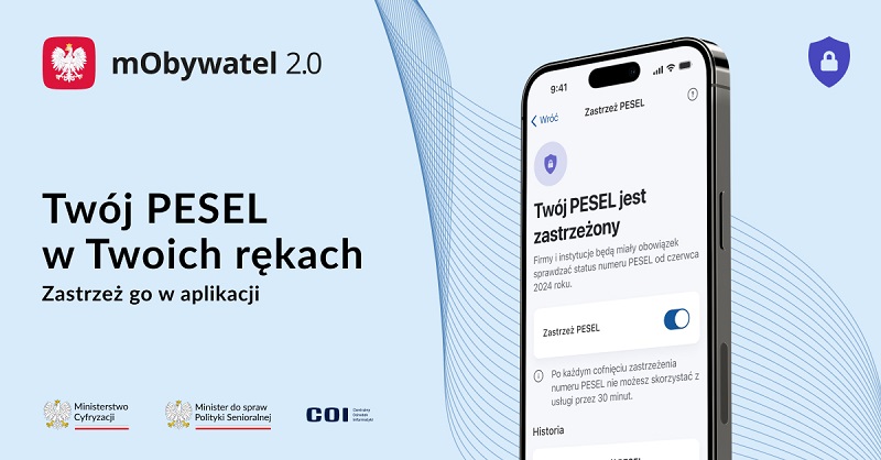 Usługa Zastrzeż PESEL