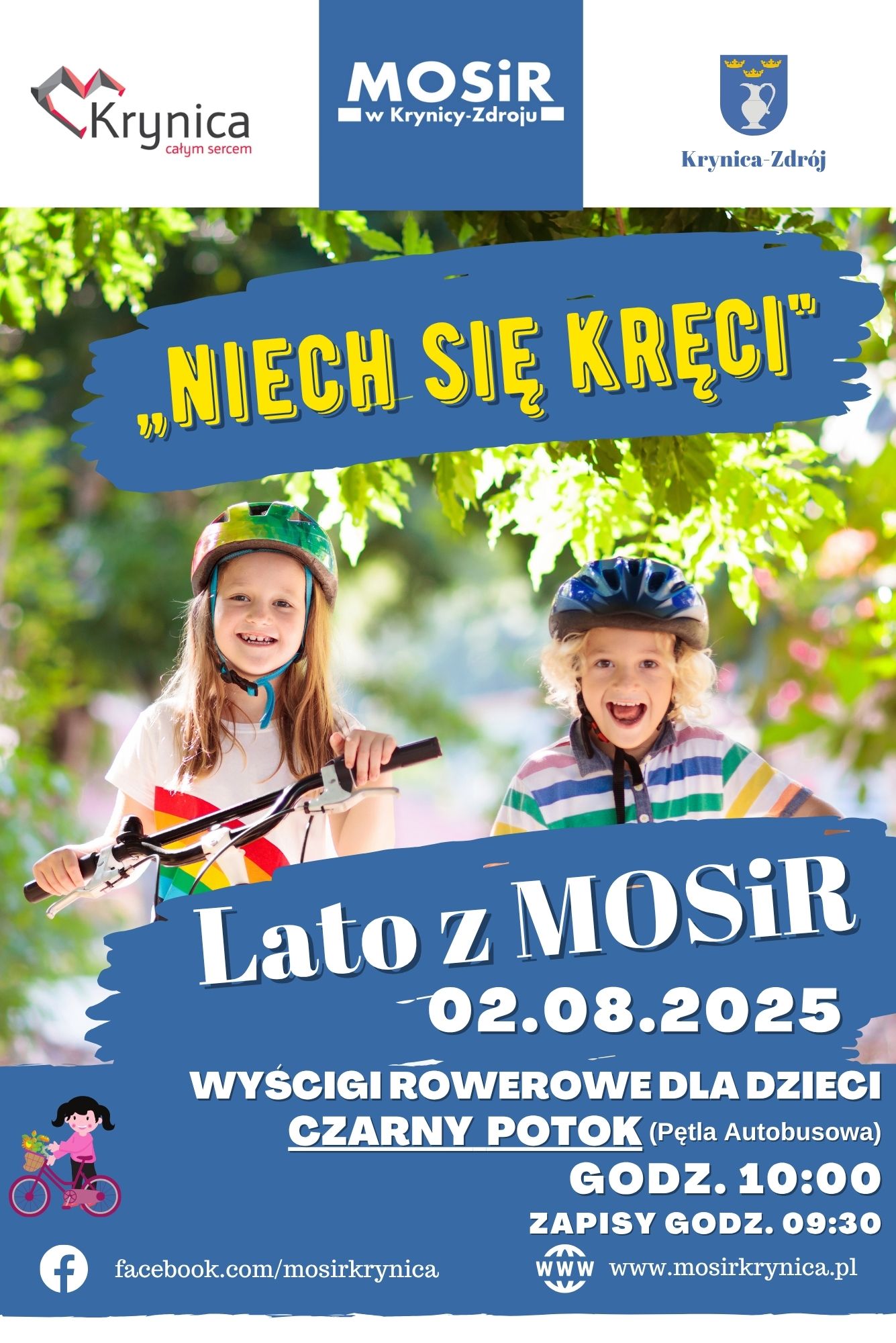Niech się kręci - wyścigi rowerowe dla dzieci