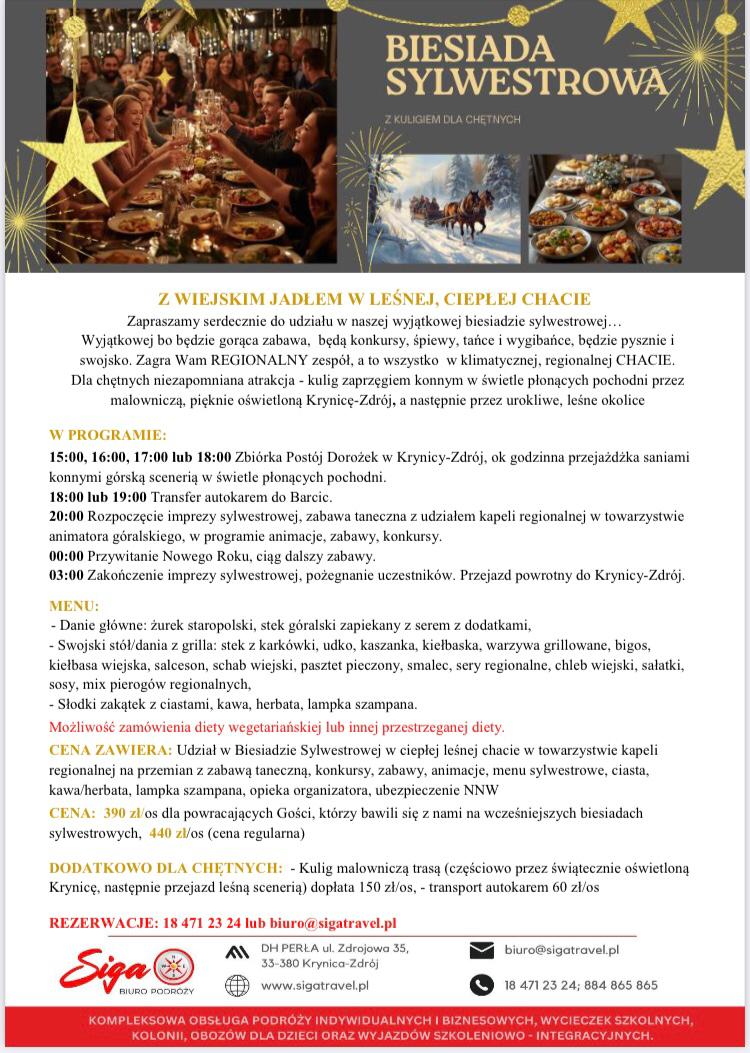 Biesiada Sylwestrowa