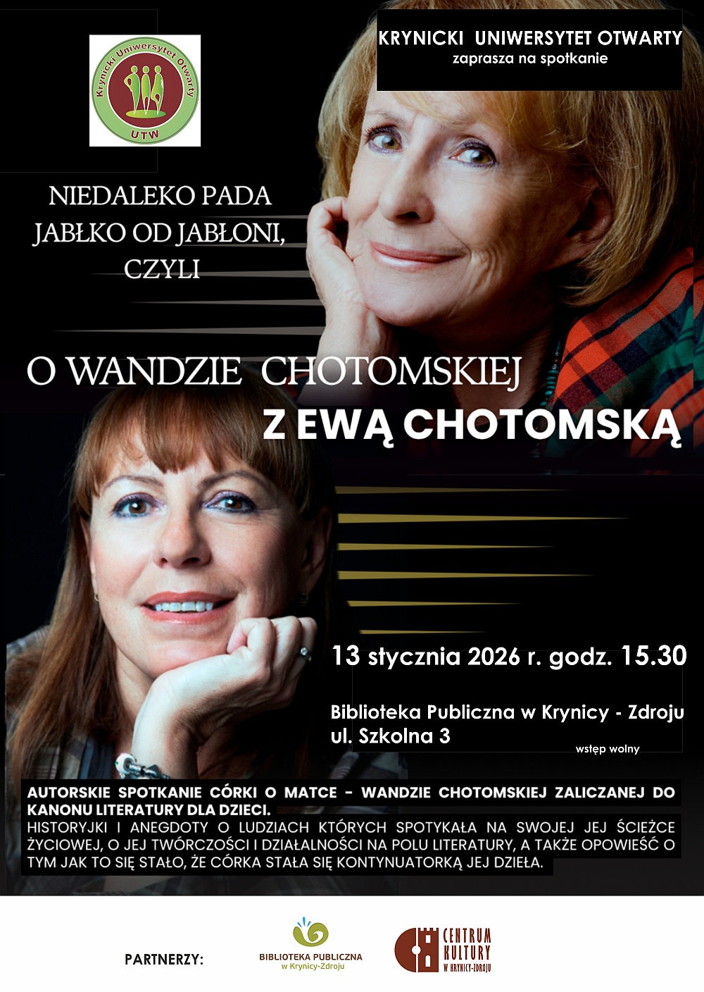 Spotkanie z Ewą Chotomską