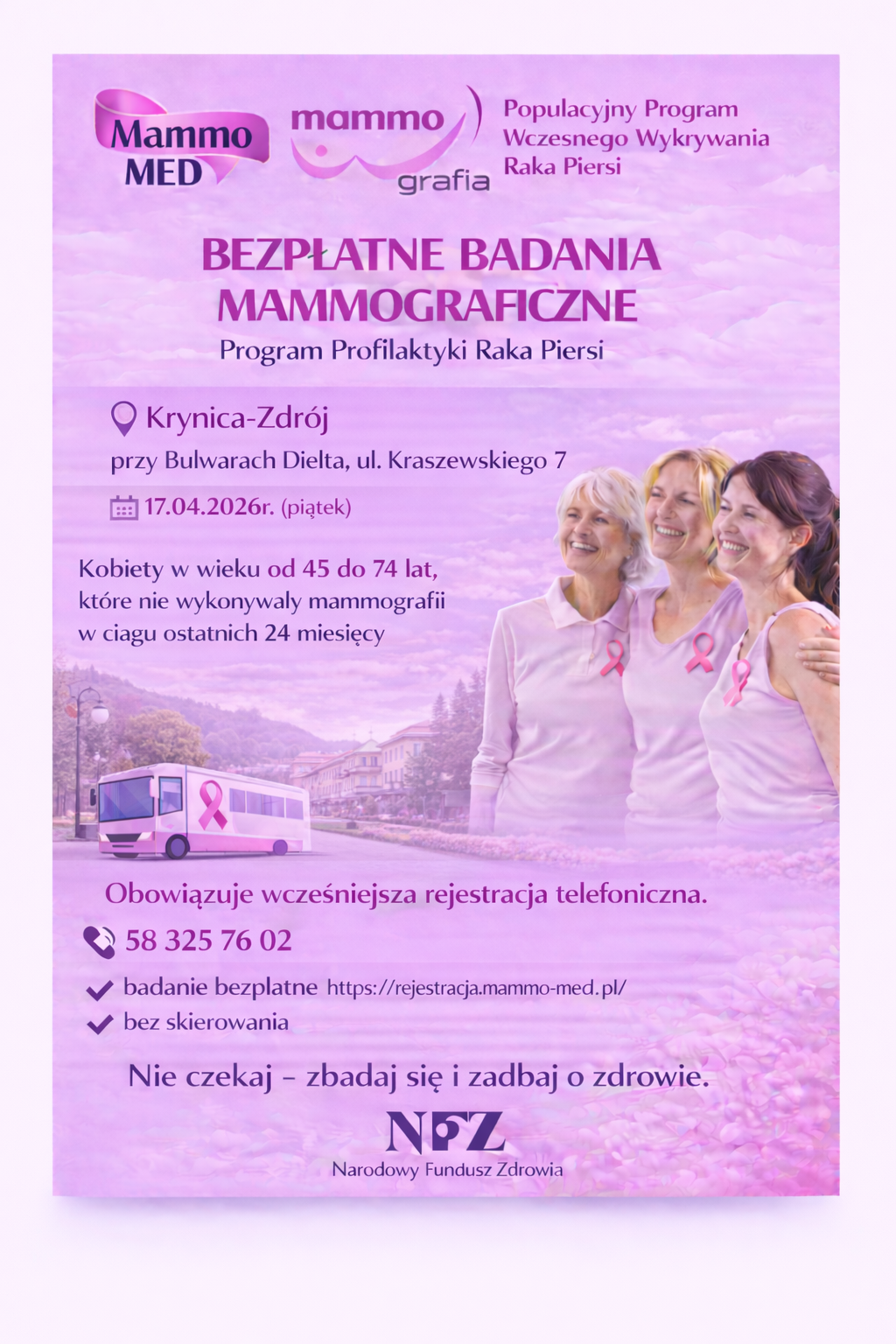 Bezpłatna mammografia