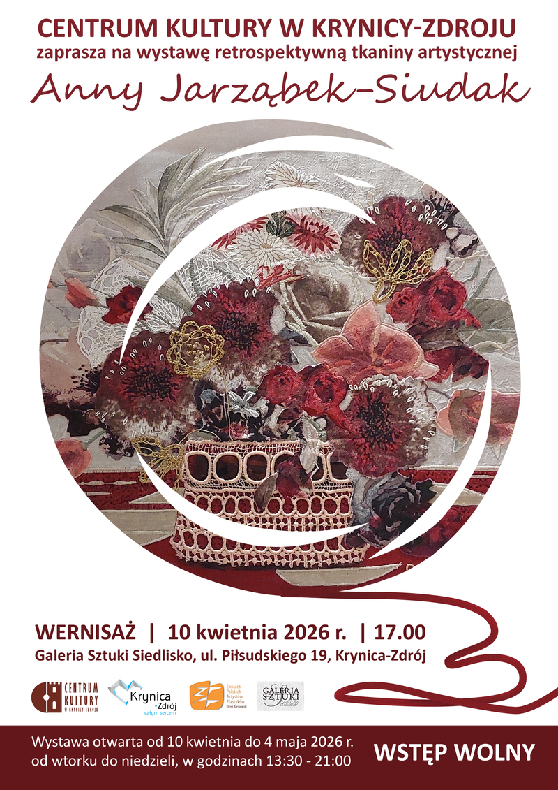 Wernisaż wystawy retrospektywnej tkaniny artystycznej Anny Jarząbek-Siudak