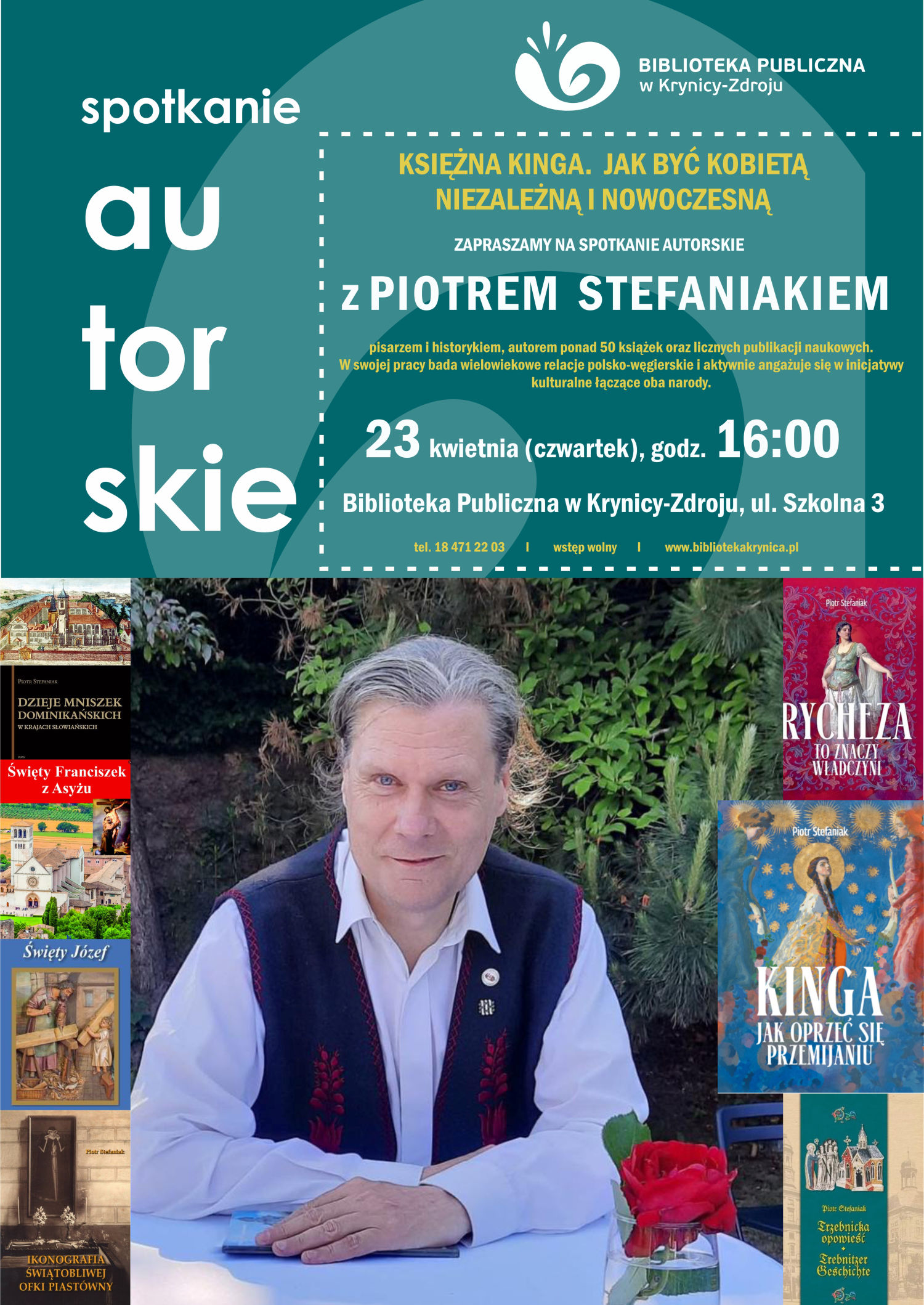 Spotkanie autorskie z Piotrem Stefaniakiem