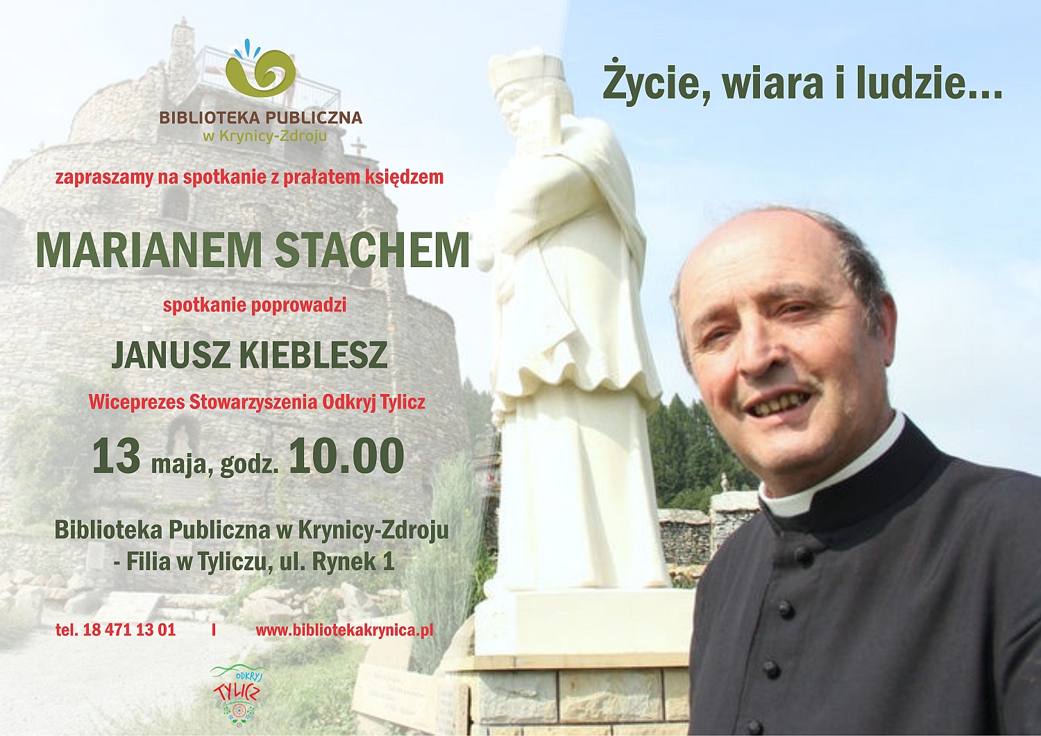 Spotkanie z prałatem księdzem Marianem Stachem