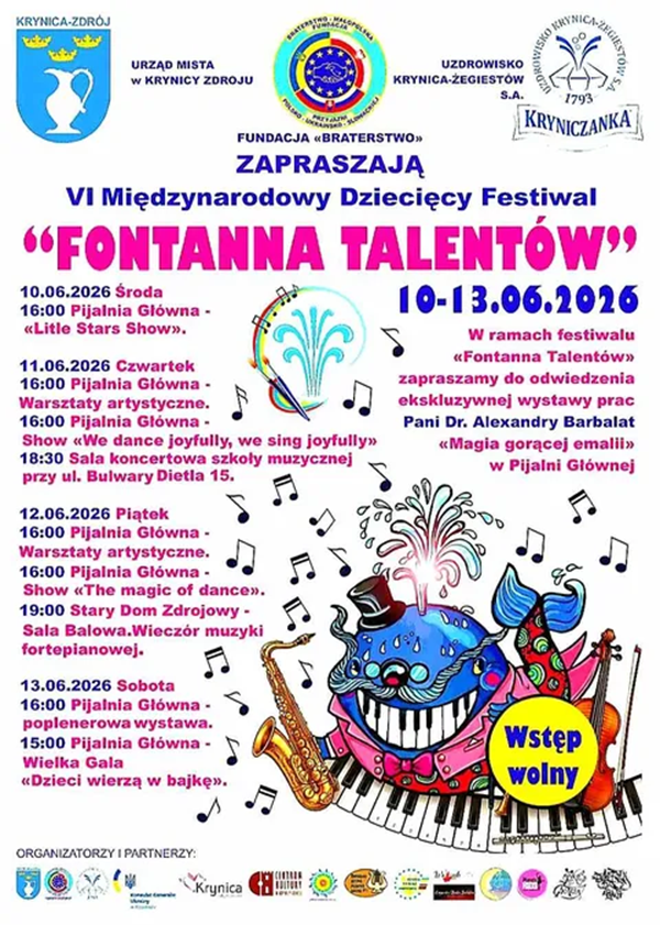 VI Międzynarodowy Dziecięcy Festiwal FONTANNA TALENTÓW