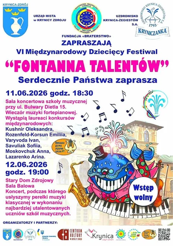 VI Międzynarodowy Dziecięcy Festiwal FONTANNA TALENTÓW