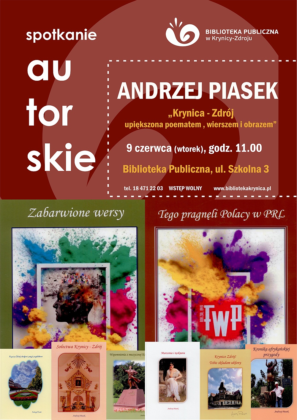 Spotkanie autorskie - Andrzej Piasek
