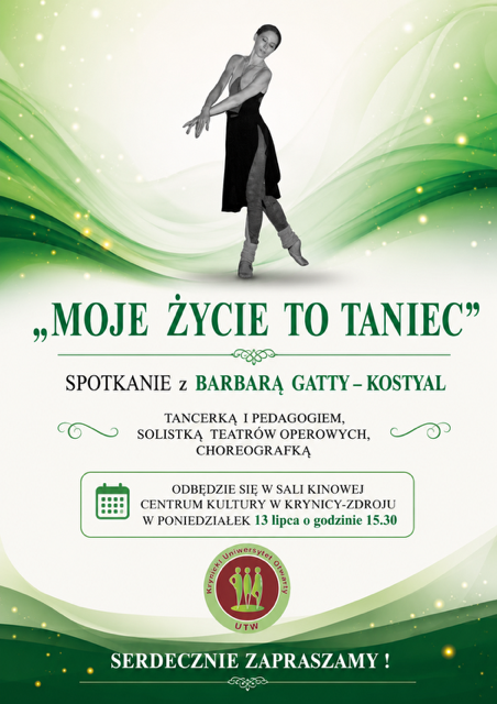 Moje życie to taniec - spotkanie z Barbarą Gatty-Kostyal
